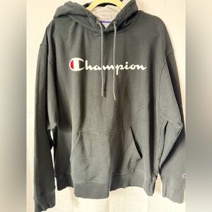 Champion Black Pullover Hoodie